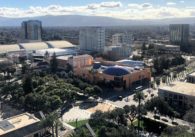 Downtown San Jose, with a view of the Tech Interactive