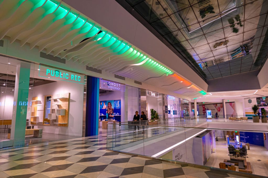 Shopping Mall in Silicon Valley During Pandemic