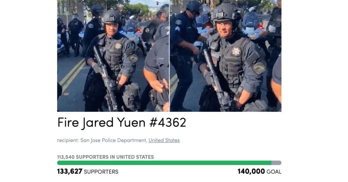 Petition to fire San Jose police officer for actions during protests ...