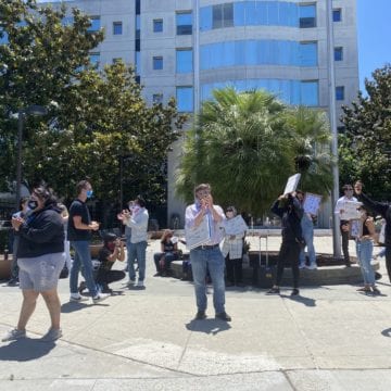 Public defenders rally against Santa Clara County court closures amid protests