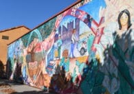 A mural at Mexican Heritage Plaza in San Jose