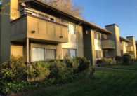 A two-story apartment complex