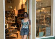 Yuri Kim stands in front of her shop, Fractal Florals, in the Rose Garden District. Kim spent two years as a tenant at Moment in San Pedro Square. She credits the micro-retail space with teaching her the essentials of how to run a business. Photo courtesy of Yuri Kim.