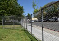 SJPD spokesperson Officer Steve Aponte said Roosevelt Park is fenced off every year for Cinco de Mayo. Photo by Sonya Herrera.