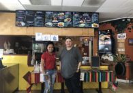 Diana Abila and Cesar Angulo at their restaurant, Los Dos Compadres, at the end of their day. Photo by Patricia Wei.