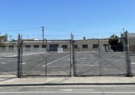 An empty lot planned for development