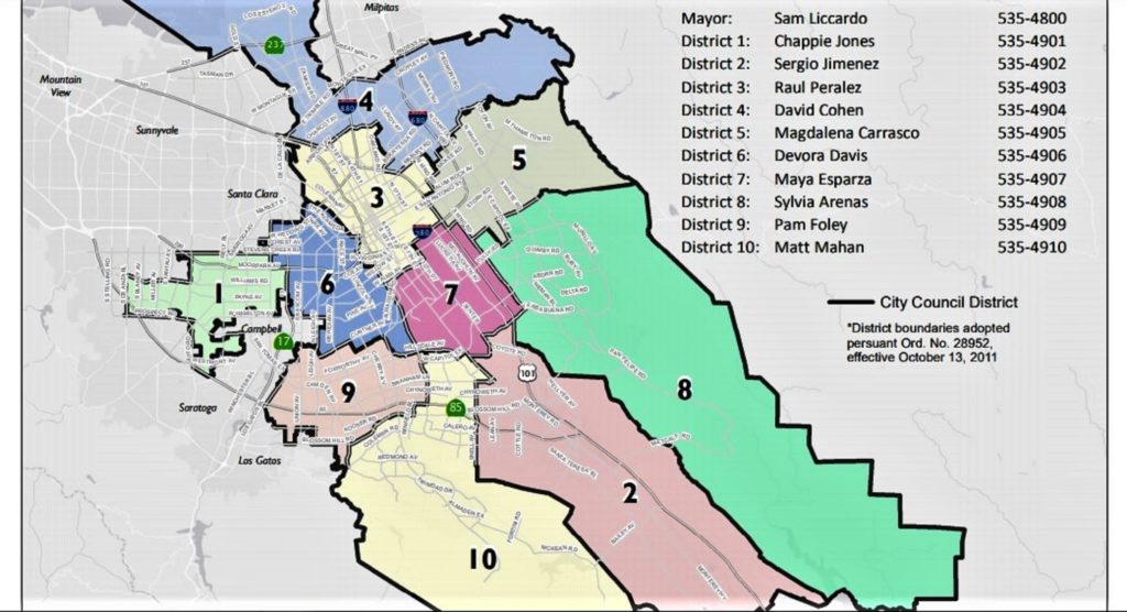 San Jose prepares to redraw council districts San José Spotlight