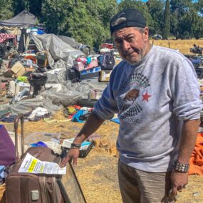 A growing San Jose homeless camp A growing San Jose homeless camp