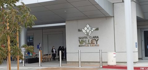The entrance to Valley Medical Center in San Jose, California
