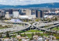 An aerial view of San Jose, California