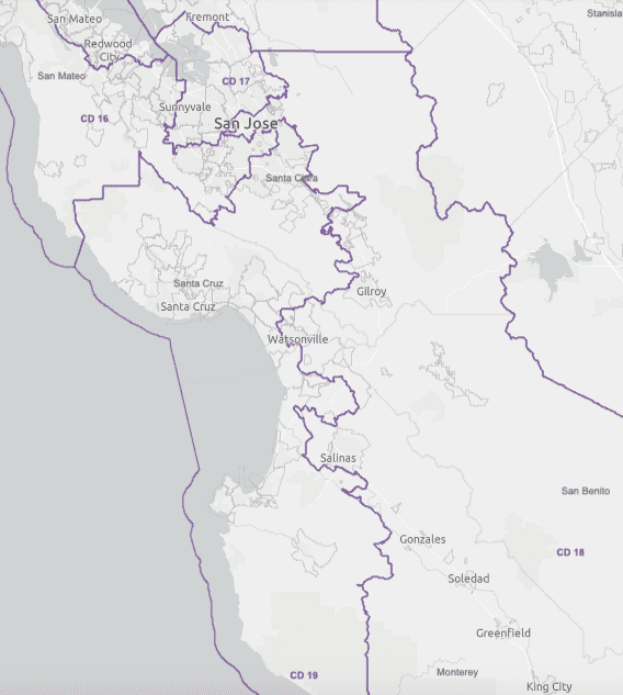 Final Congressional Map Splits San Jose Into Four Districts | LaptrinhX ...