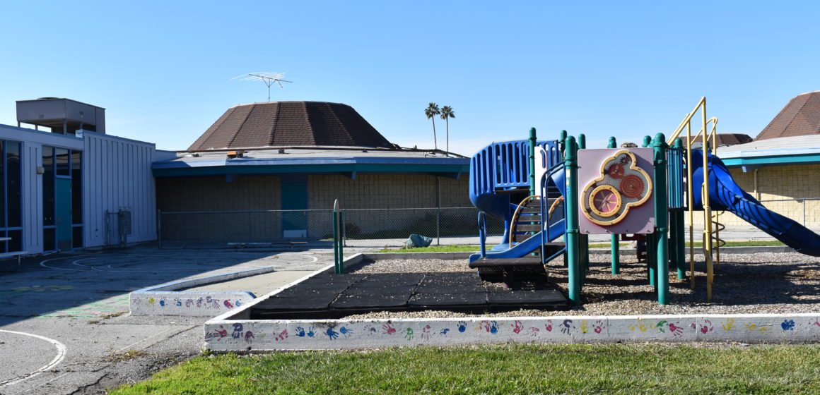 A playground at a former school campus in San Jose, California