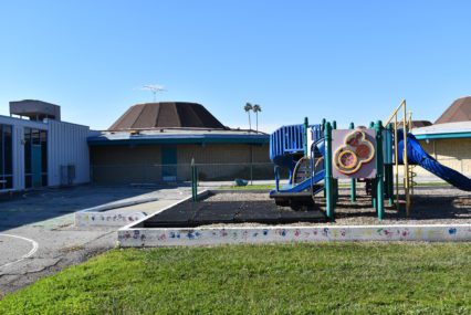A playground at a former school campus in San Jose, California