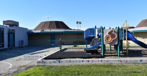A playground at a former school campus in San Jose, California