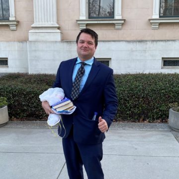 Gackle cropped Former San Jose sports reporter fights restraining order in court