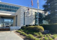 The exterior of Milpitas City Hall