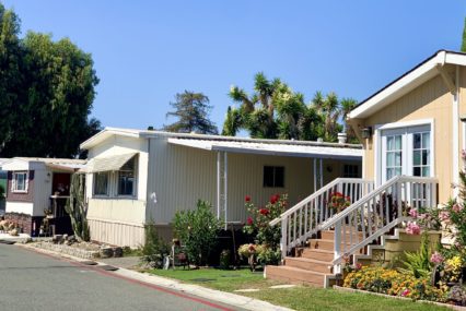 A mobile home park in San Jose, California