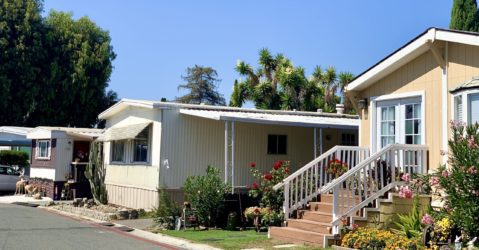 A mobile home park in San Jose, California