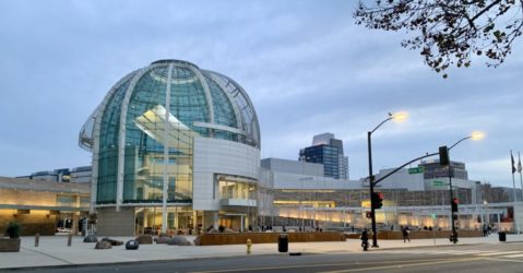 The exterior of city hall in San Jose, California