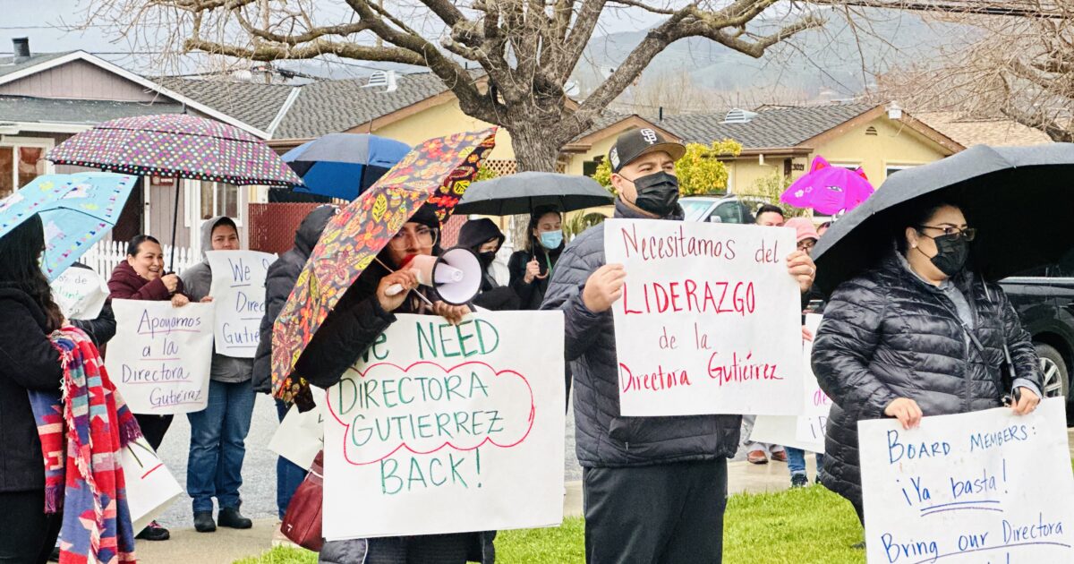 East San Jose parents rally for principal's return San José Spotlight