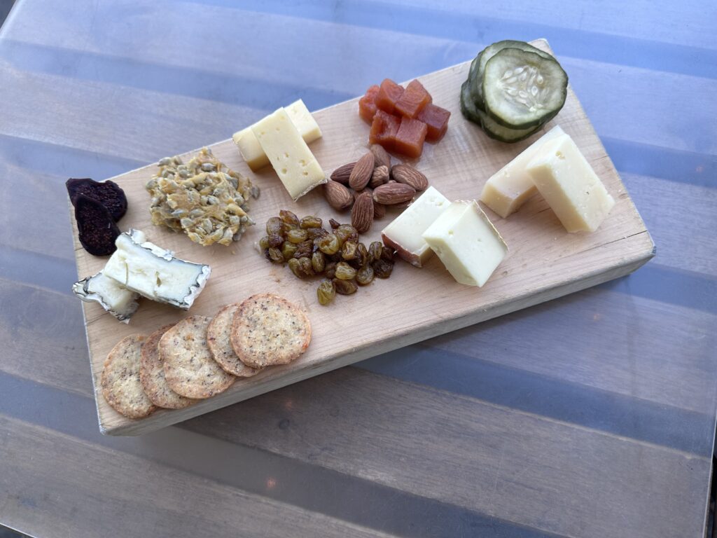 Four Cheese Board. Photo by Robert Eliason.