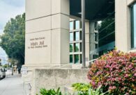 The outside of a jail in Santa Clara County