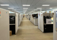 Rows of cubicles
