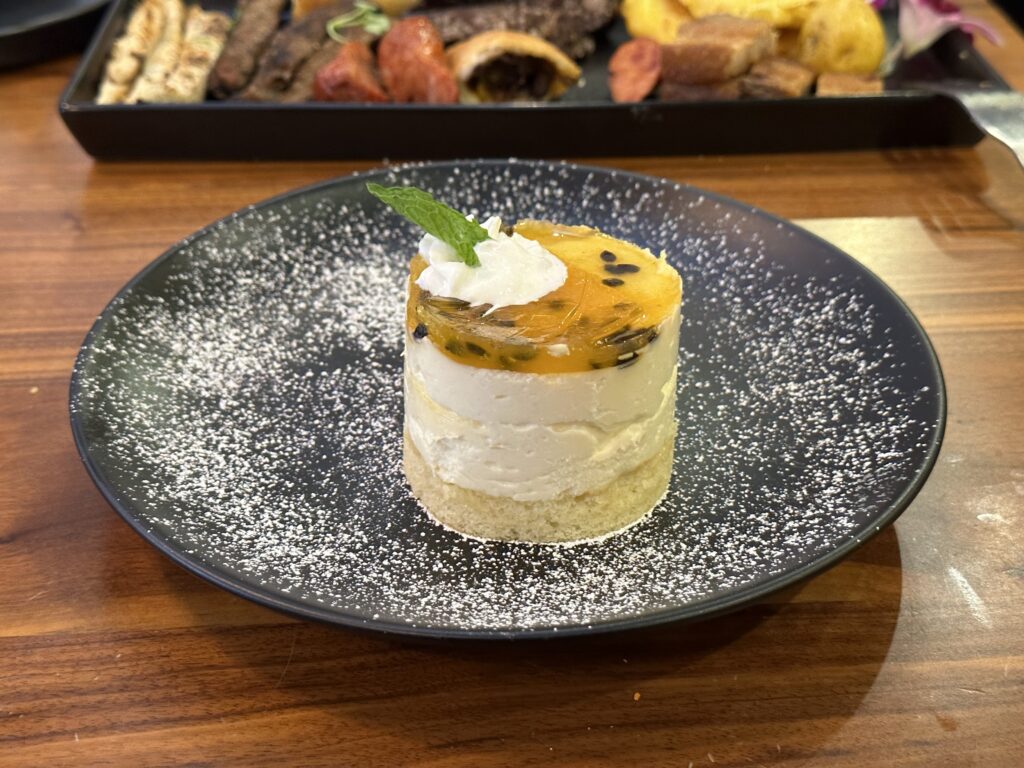 Passionfruit Cheesecake. Photo by Robert Eliason.