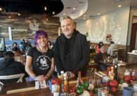 Veronica Cuebas and Spiro Tsaboukos. Photo by Robert Eliason.