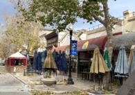 Businesses on Murphy Avenue on a quiet winter day