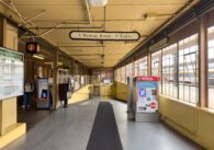The inside of a train station in San Jose