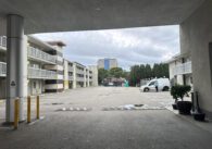 The parking lot of a motel in San Jose