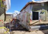 Modular housing under construction in San Jose