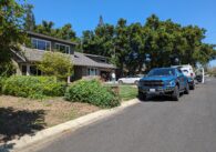 A two-story suburban house in Los Gatos on Benedict Lane which could be impacted by a potential seven-story housing development going through the preliminary application processes.