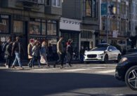 Driverless taxi on city streets