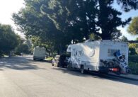 RV parked on the street in Sunnyvale