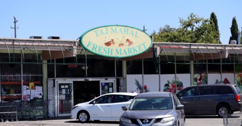 Entrance to Taj Mahal Fresh Market