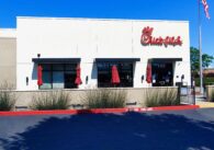 Fast Food restaurant building.