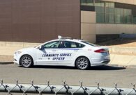 A Community Service Officer vehicle outside the San Jose Police Academy on 6087 Great Oaks Pkwy Friday. Photo by Vicente Vera.