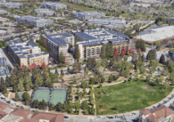 Renderings of a proposed housing development on 211, 251 and 281 River Oaks Pkwy. Illustration courtesy of Valley Oak Partners.