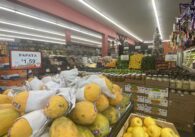Inside a grocery store