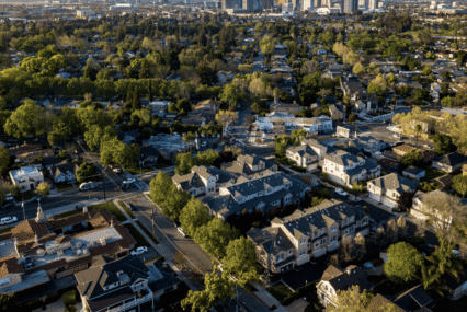 An aerial view of San Jose