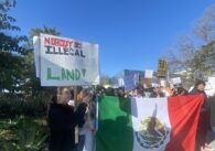 People march in protest on the streets