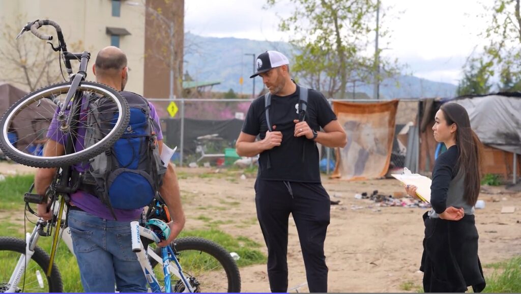Homeless encampment outreach