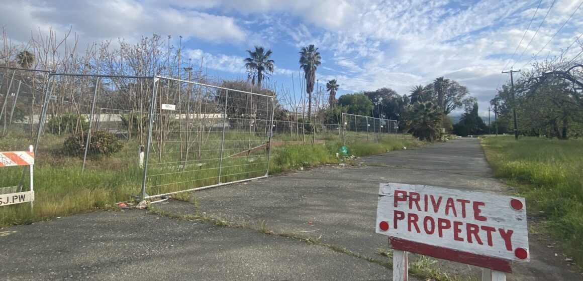 An empty lot in San Jose
