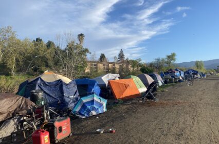 Cherry Avenue homeless encampment