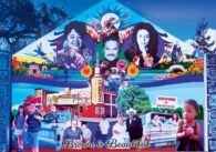 The proposed design for a Chicano-themed mural at Backesto Park in the Northside neighborhood of San Jose. Photo courtesy of City of San Jose.