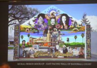 The updated Chicano mural design for the Northside neighborhood proposal, displayed on April 21, 2025.