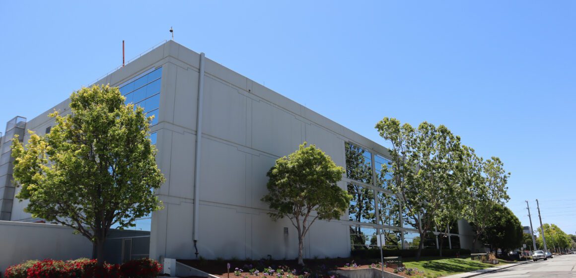 Santa Clara Data Center An unmarked three story building in Santa Clara, California