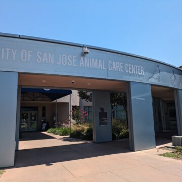 SAN JOSE ANIMAL CARE CENTER 7/11/2025 The outside of a building with a sign that reads "City of San Jose Animal Care Center"
